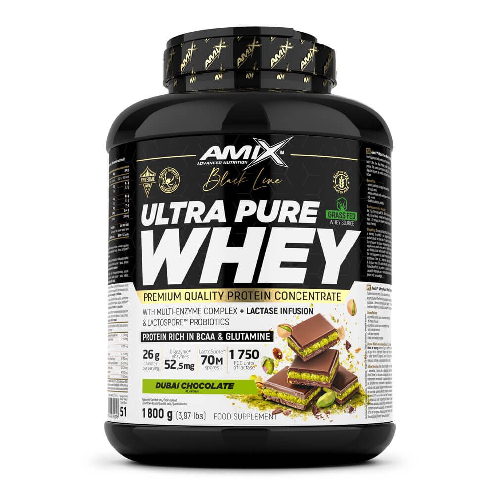 Ultra Pure Whey - 1,8kg - Chocolate Dubái - Proteina De Suero Whey - Amix Nutrition_0