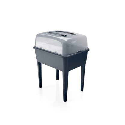 Jardinera Alta 83 L, Con Tapa De Policarbonato, Para Proteger Tus Plantas, Prosperplast Respana Planter Set De Plástico En Color Antracita, 96,3 alto_0