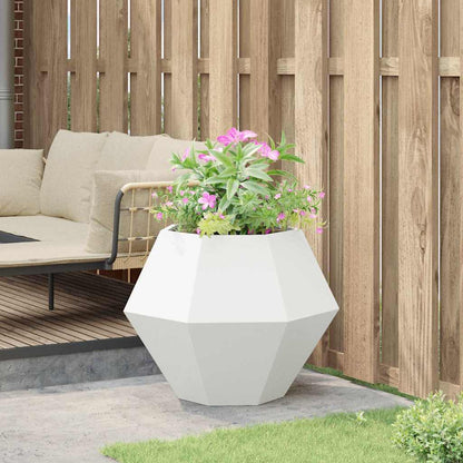 Jardinera Blanco 75 X 75 X 60 Cm Acero_3
