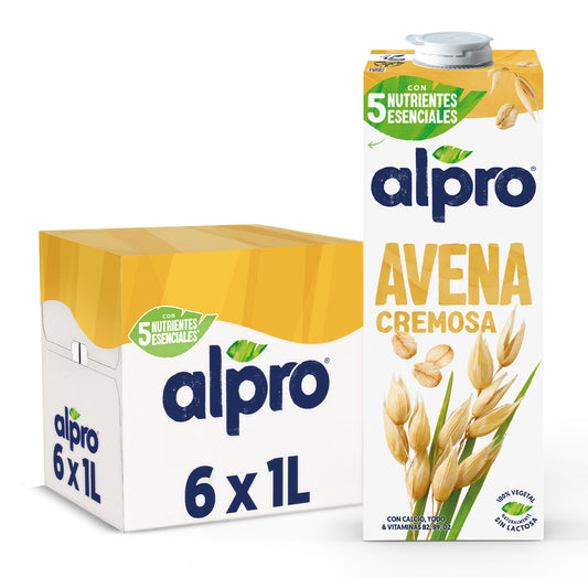 Pack 6x Bebida de Avena Alpro 1 Litro