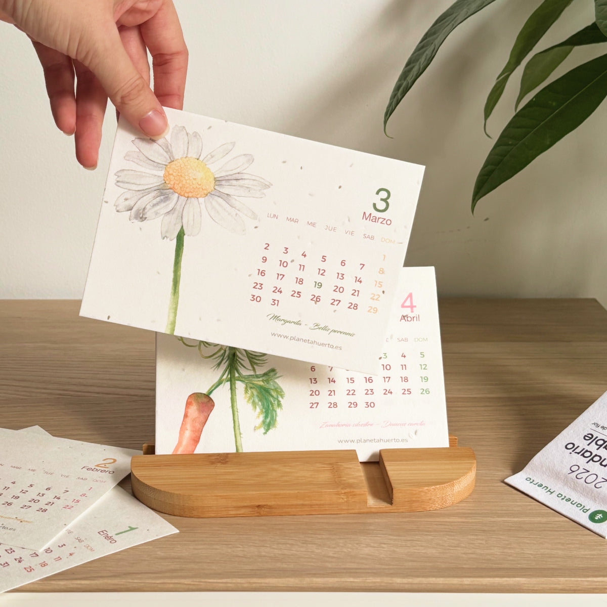 Calendário plantável de Natal 2026 Planeta Huerto Transforme o tempo em natureza