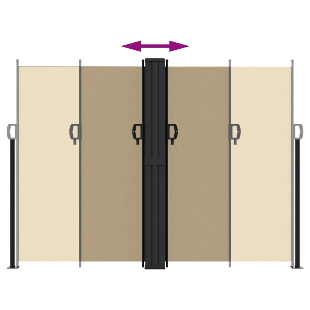 Vidaxl Toldo Lateral Retráctil Beige 180x1200 Cm_4