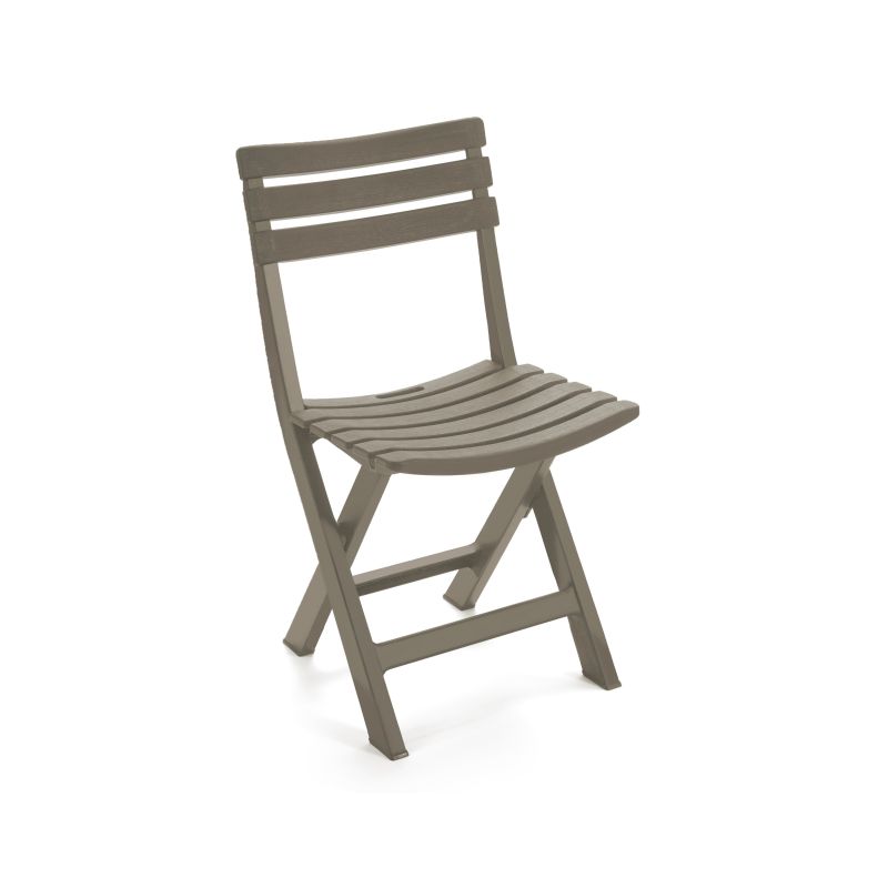 Pack 2 Sillas De Exterior Plegables Hoku Polipropileno, Taupé, 44 X 78 X 41_4