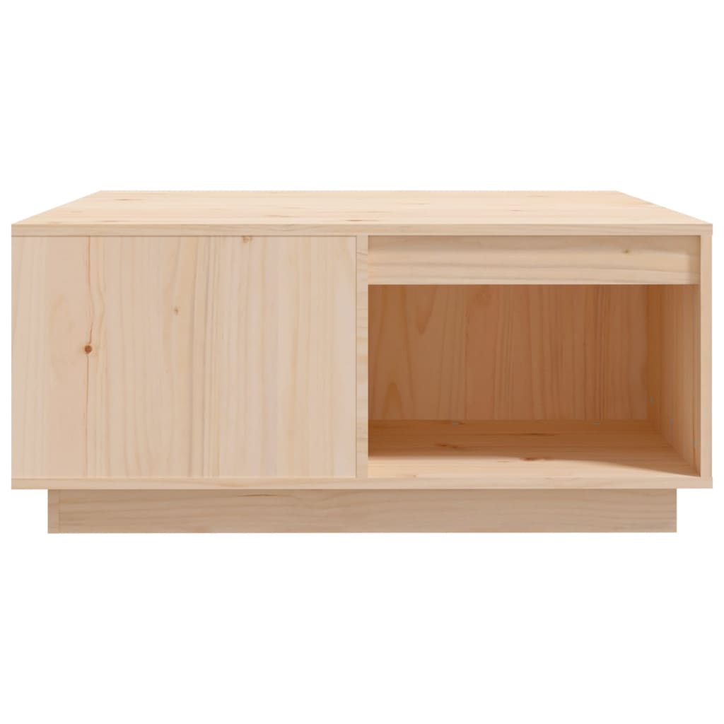 Mesa De Centro Madera Maciza De Pino 80x81x36,5 Cm_3