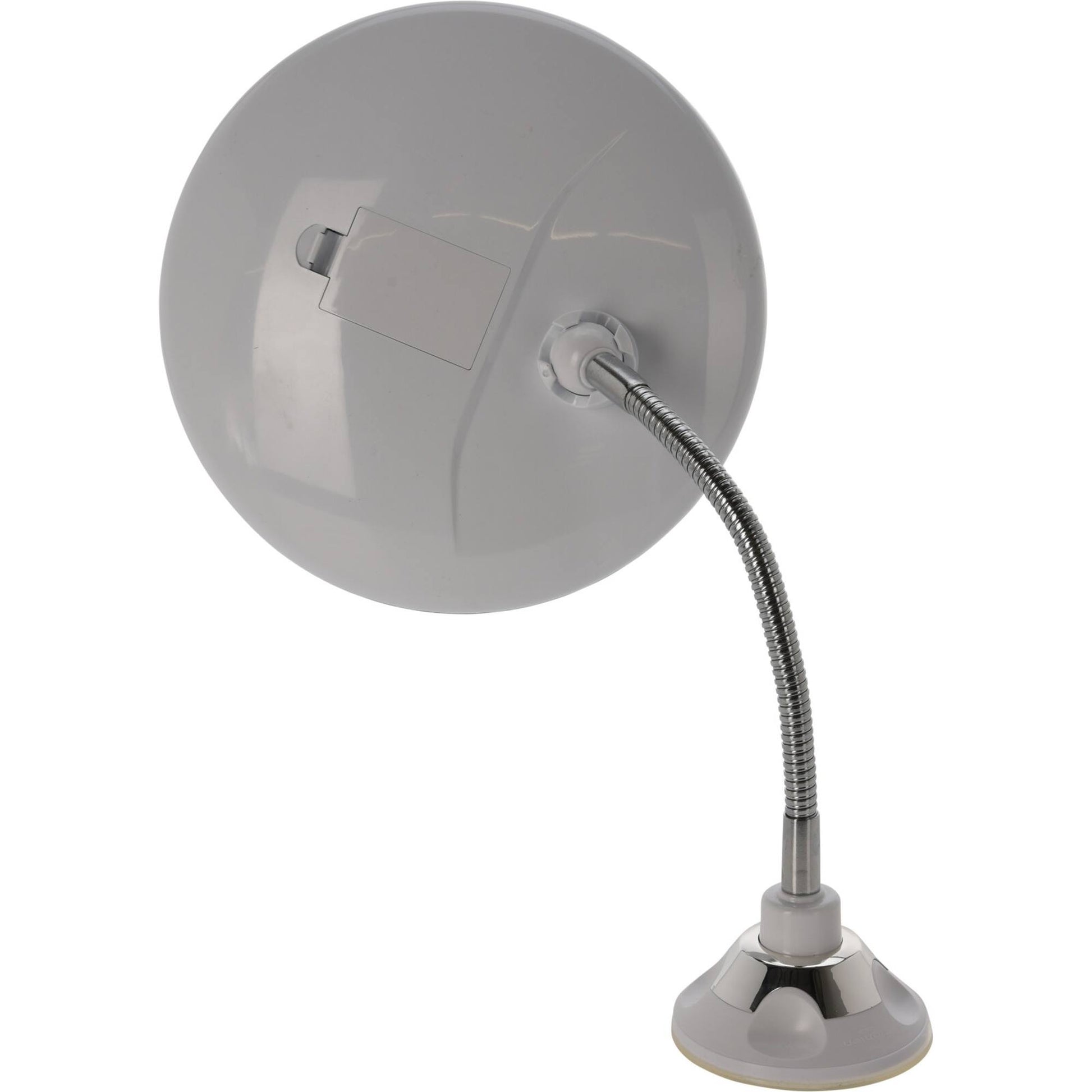 Well Home Espejo Con Soporte Con Luces Led En El Borde Color Plata Ø20,2x40cm_2