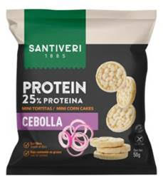 Mini panquecas de cebola proteicas SANTIVERI 50g
