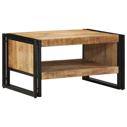 Mesa De Centro 70x50x38 Cm Madera Maciza De Mango_1