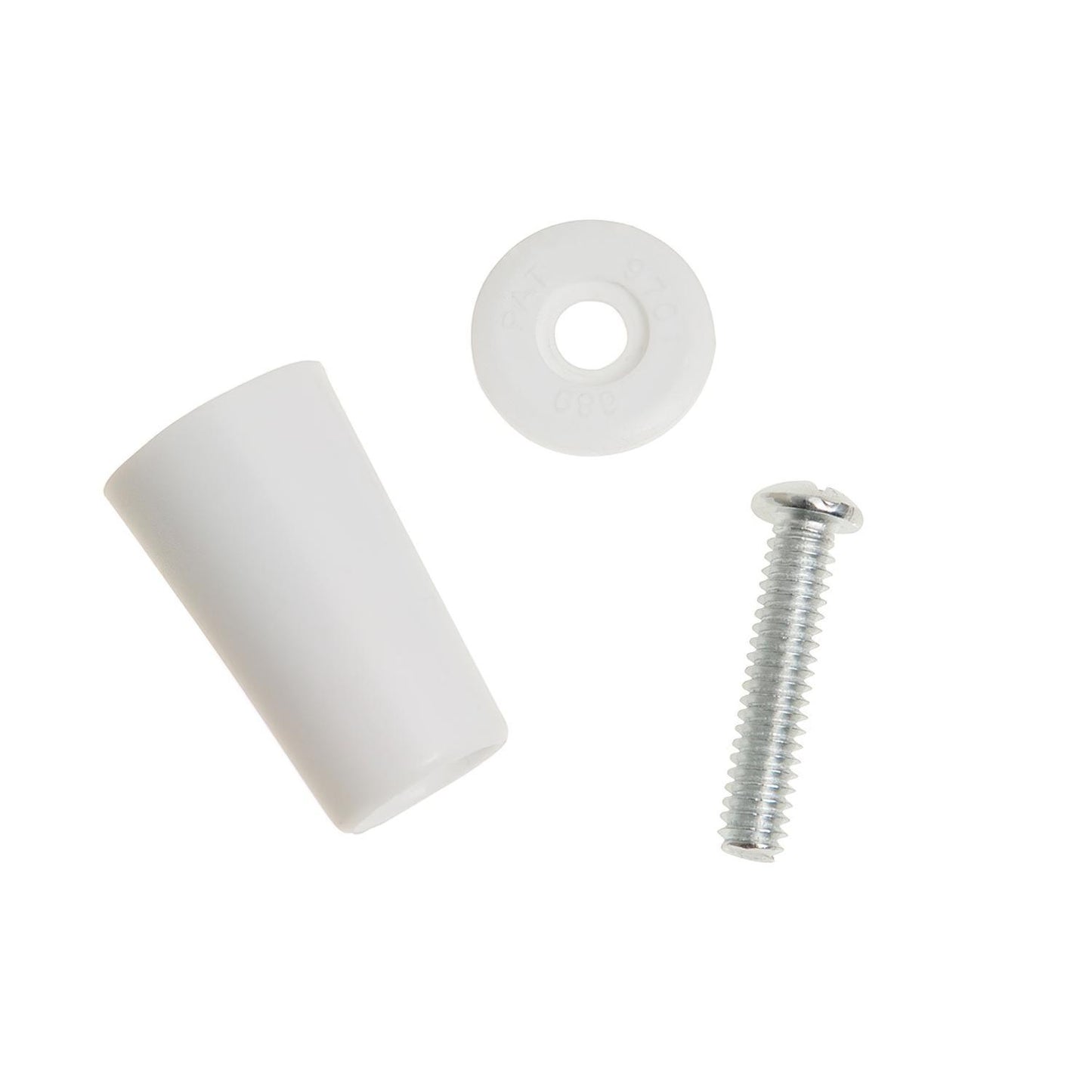 Tope Persiana Con Tornillo 40 Mm. Blanco