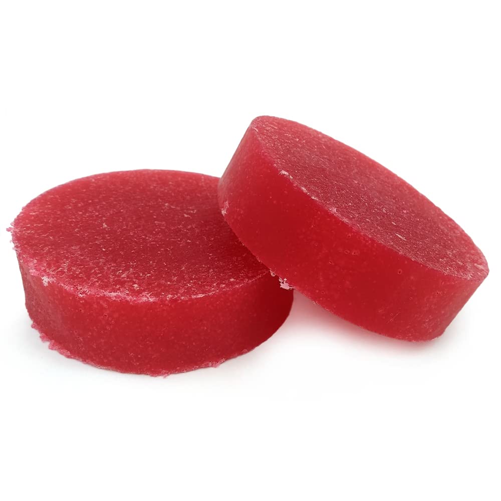 6 Esponjas Jabonosas Varios Usos. Aroma Fresa. Ideal Para Viaje O Gym. Todo Tipo De Piel. Con Aceite De Rosa Mosqueta_3