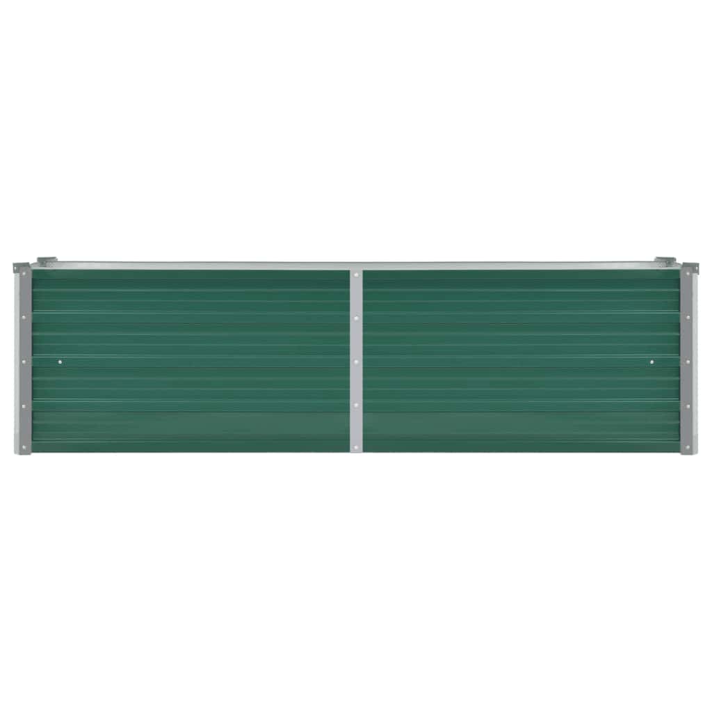 Arriate De Jardín De Acero Galvanizado Verde 160x40x45 Cm_3