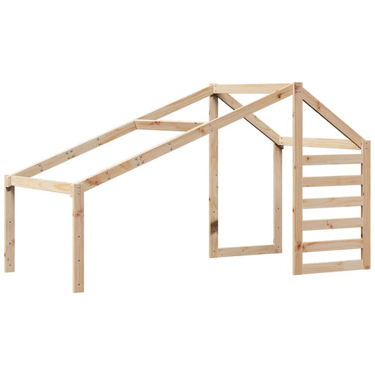 Techo De Cama Infantil Madera Maciza Pino 198x87x113 Cm_0