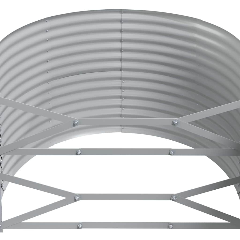Jardinera Arriate Acero Galvanizado Antracita 175x100x68cm_4
