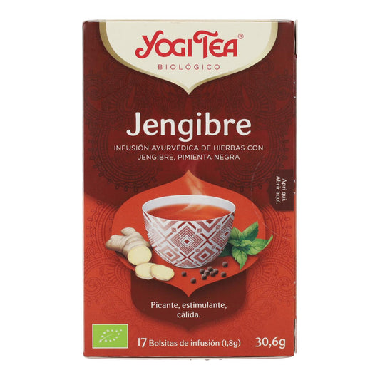 Yogi Tea Gengibre Biológico, 17 saquetas