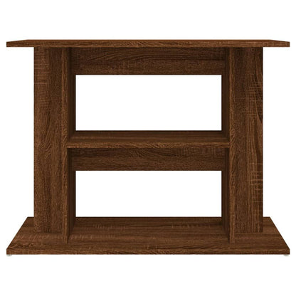 Vidaxl Soporte Para Acuario Madera Ingeniería Roble Marrón 80x35x60 Cm_3