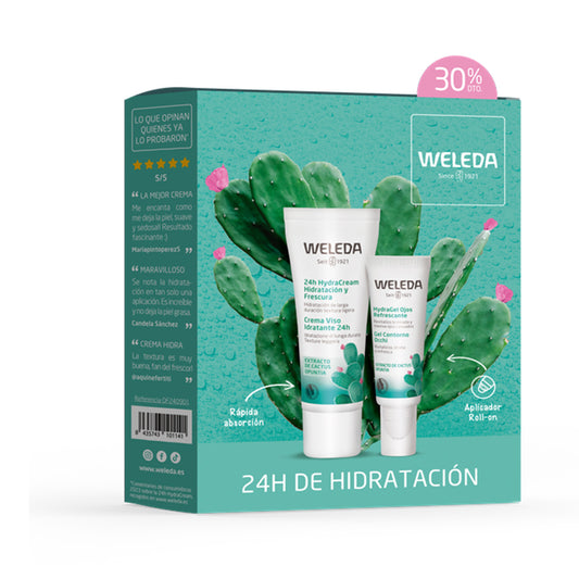 Baú de Hidratação 24h - Creme + Contorno, Weleda