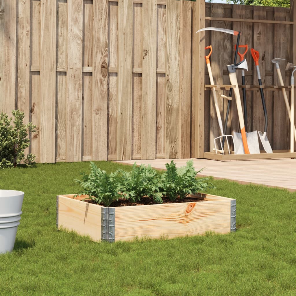 Jardinera De Madera Maciza De Pino 80x60 Cm_1