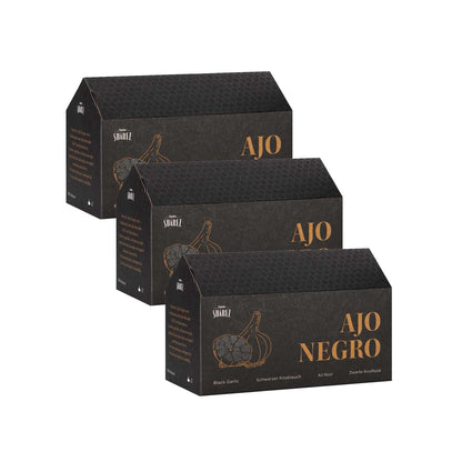 Pack de 3x Alho Negro de Las Pedroñeras IGP (2 cabeças)