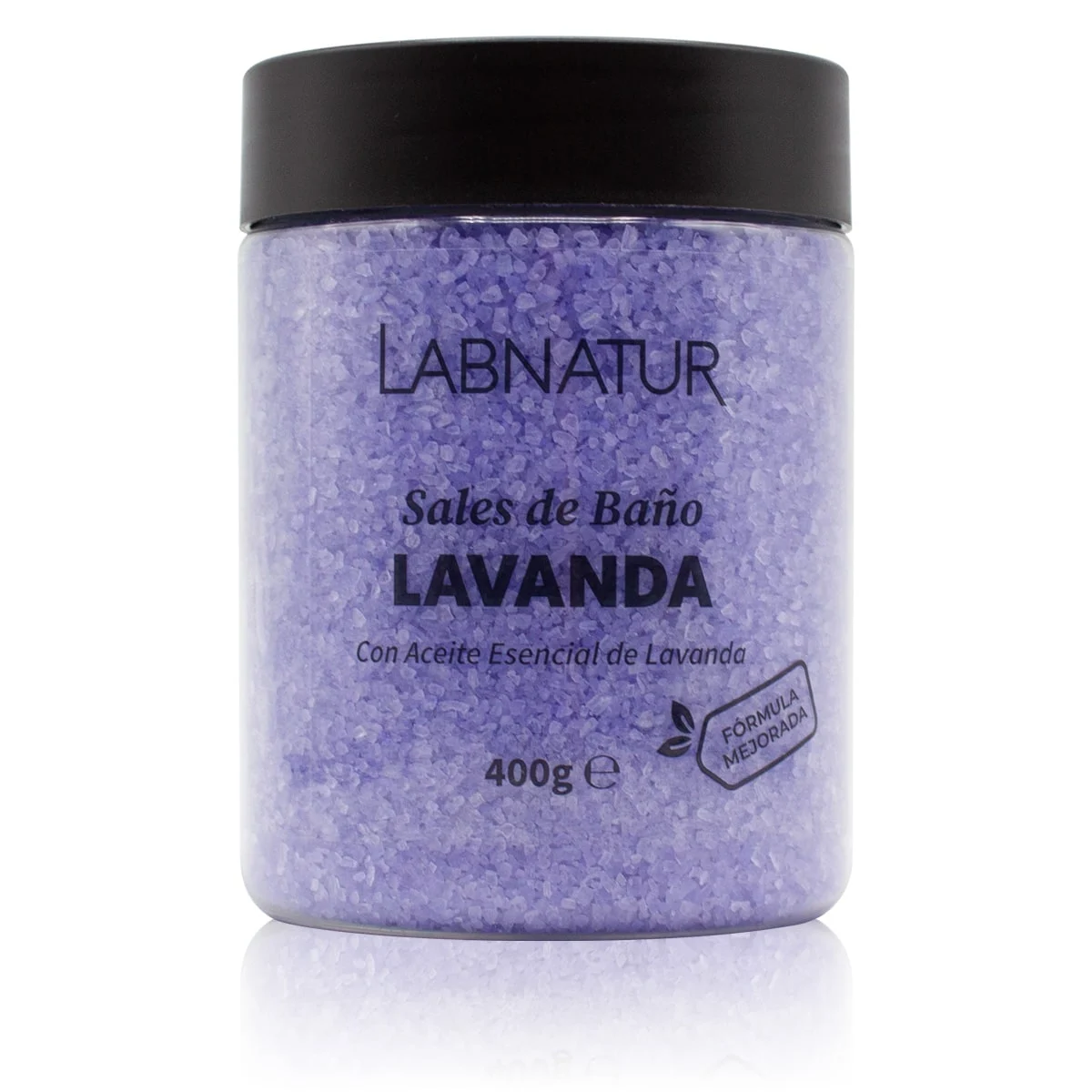 Sales de Baño de Lavanda Labnatur 400 g | Hidratan y Suavizan | Con Aceite Esencial de Lavanda | Veganas_0