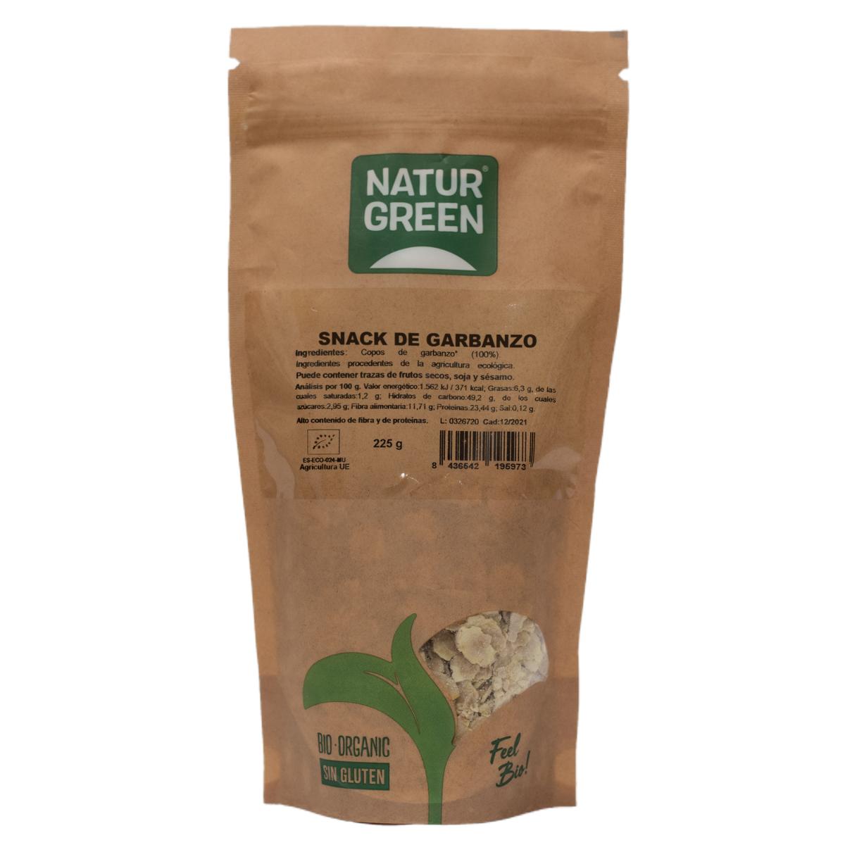 Flocos de Grão de Bico Naturgreen BIO 225 g