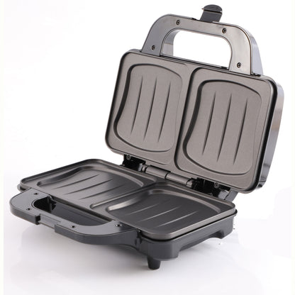 Sandwichera, 2 Sandwiches Xl, Placas Antiadherentes, Termostato, Acero Inoxidable, Compacta Camry Cr3054 1300w_5