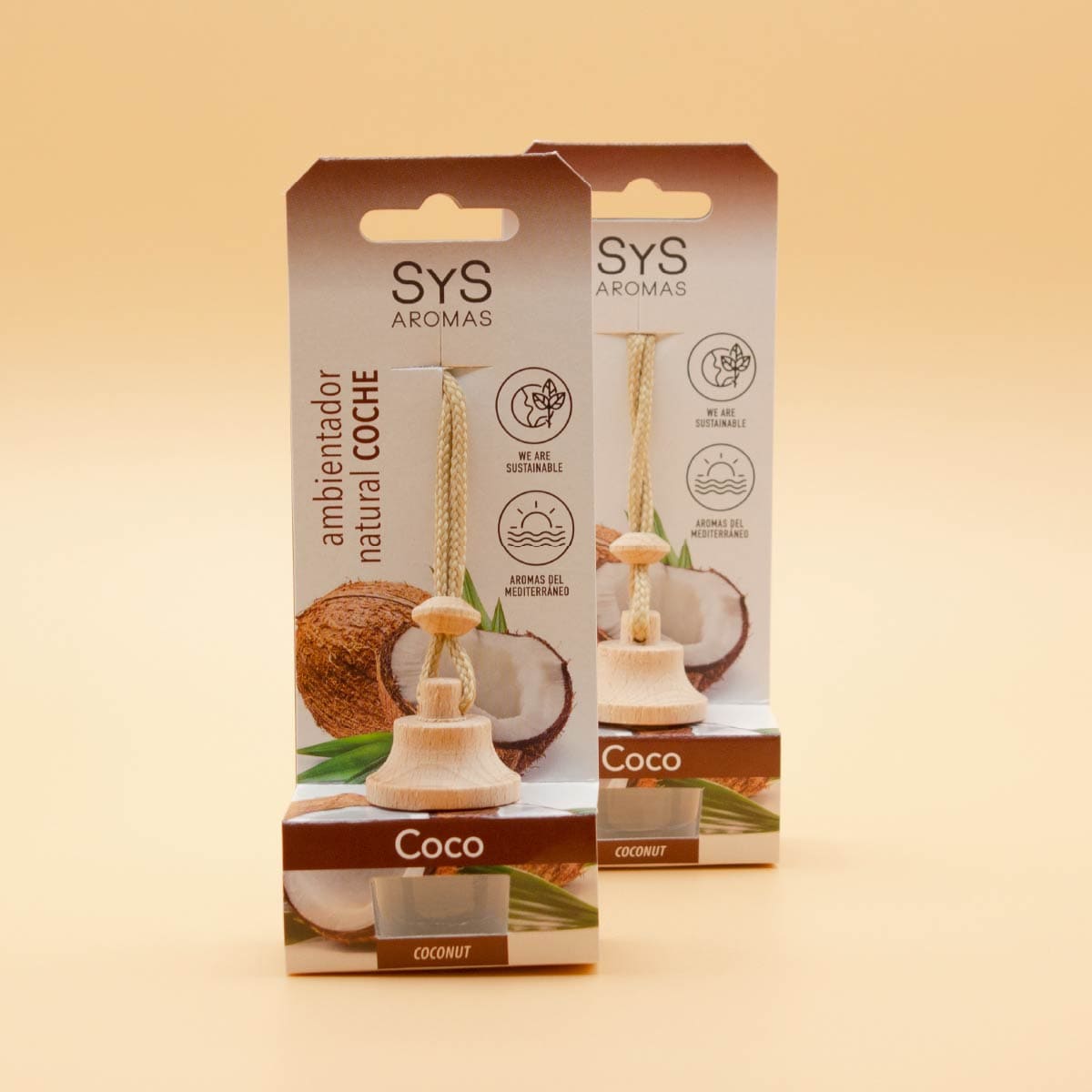 Ambientador Coche Coco SYS Aromas Style 7 ml | Aroma Tropical Dulce | Frescor Duradero | Ambiente Relajante_3