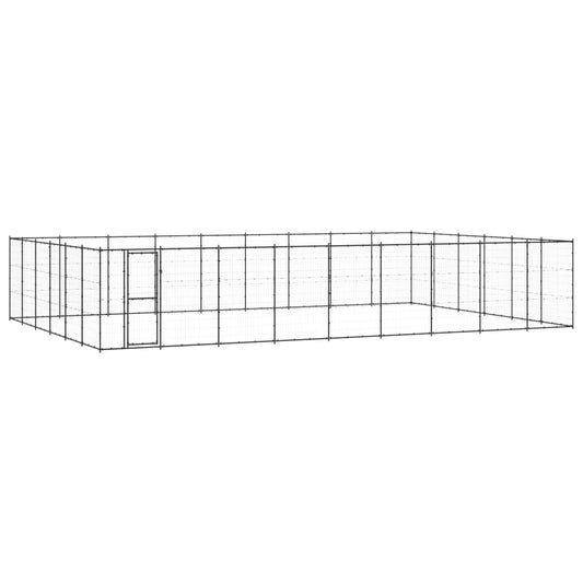 Vidaxl Perrera De Exterior De Acero 65,34 M²_0
