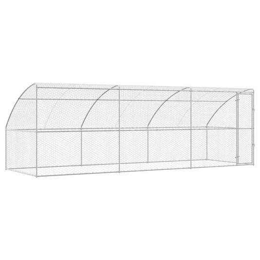 Refugio Para Perros 3 Pcs Plateado 6 X 2 X 2 M_0