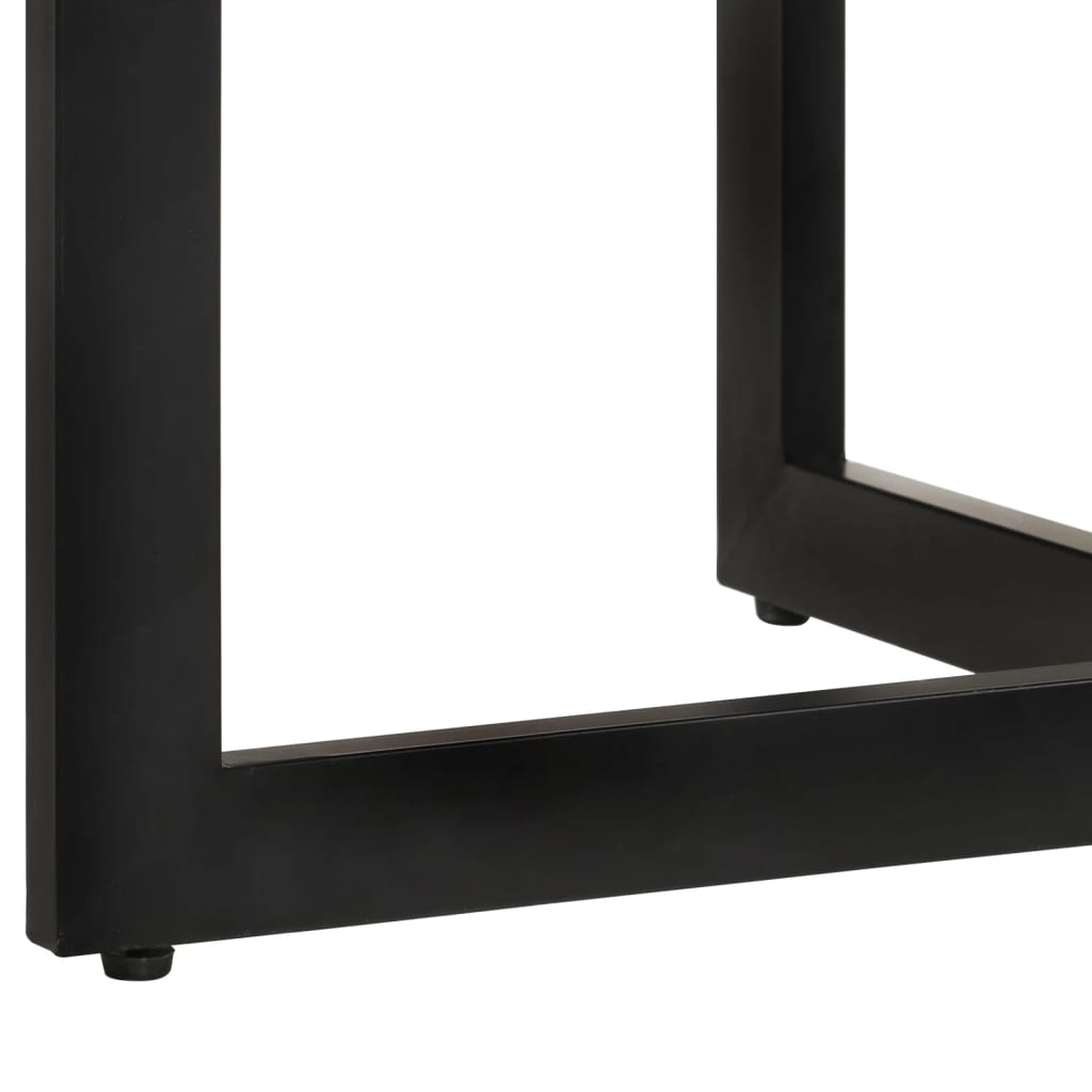 Mesa De Comedor Madera Maciza Reciclada 110x75 Cm_2