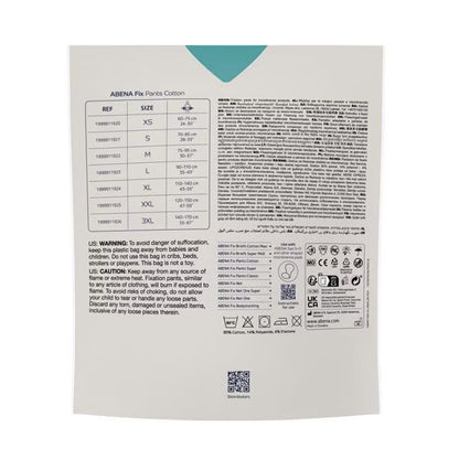 Calças Fix Algodão incontinência Abena Tamanho 3XL 3 unidades