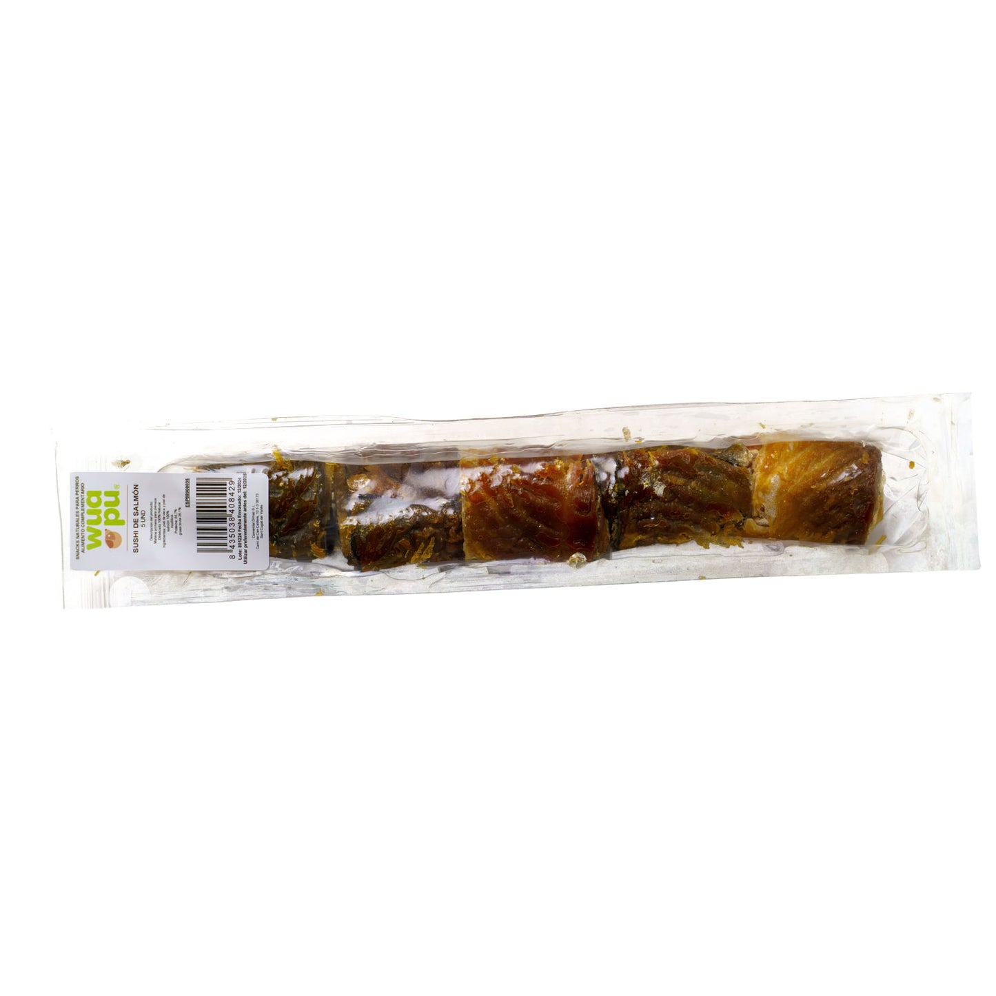 Snack Natural Para Perro Sushi Salmon 5u X 10 Bolsas Wuapu_2
