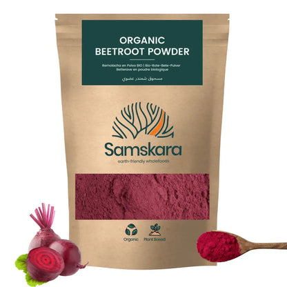 Remolacha En Polvo Bio - 250g | Superalimento Ecológico Vegano En Polvo Para Batidos Y Repostería, Sin Gluten_0