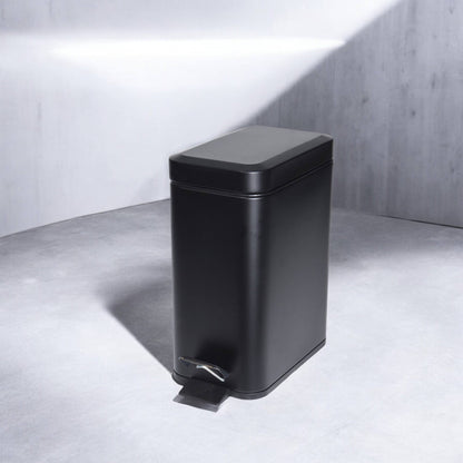 Cubo Con Pedal 5l Metal Negro_3
