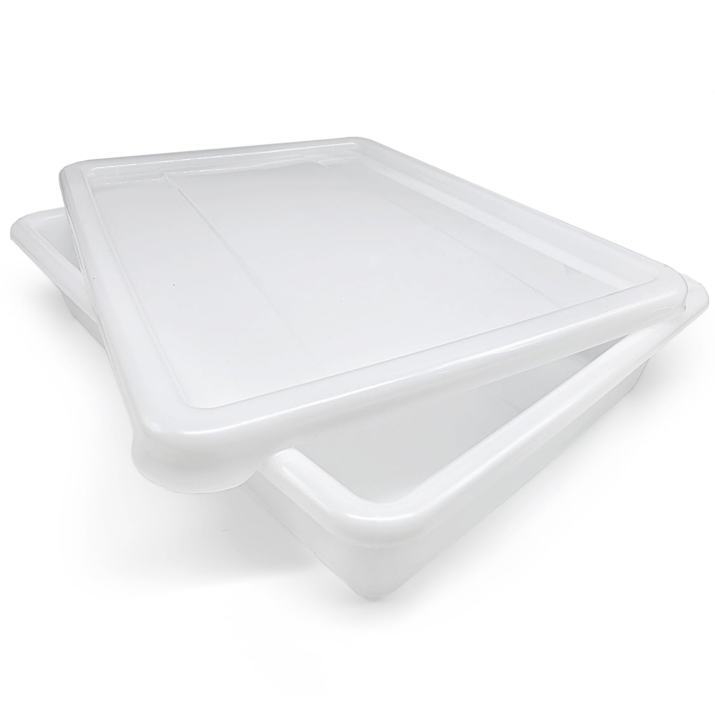 Bandeja Uso Alimentario Con Tapa (10,7l - 8.5x36.8x48.5cm) - Cocinas, Restaurantes, Hostelería, Carnicerías, Catering_0