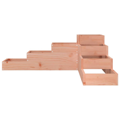 Jardinera De Jardín De 4 Niveles, 106 X 104,5 X 36 Cm, Madera Maciza Douglas_3