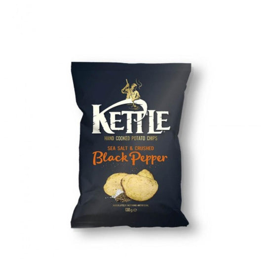 Batata Chips Kettle com Sal Marinho e Pimenta-do-Reino 130g