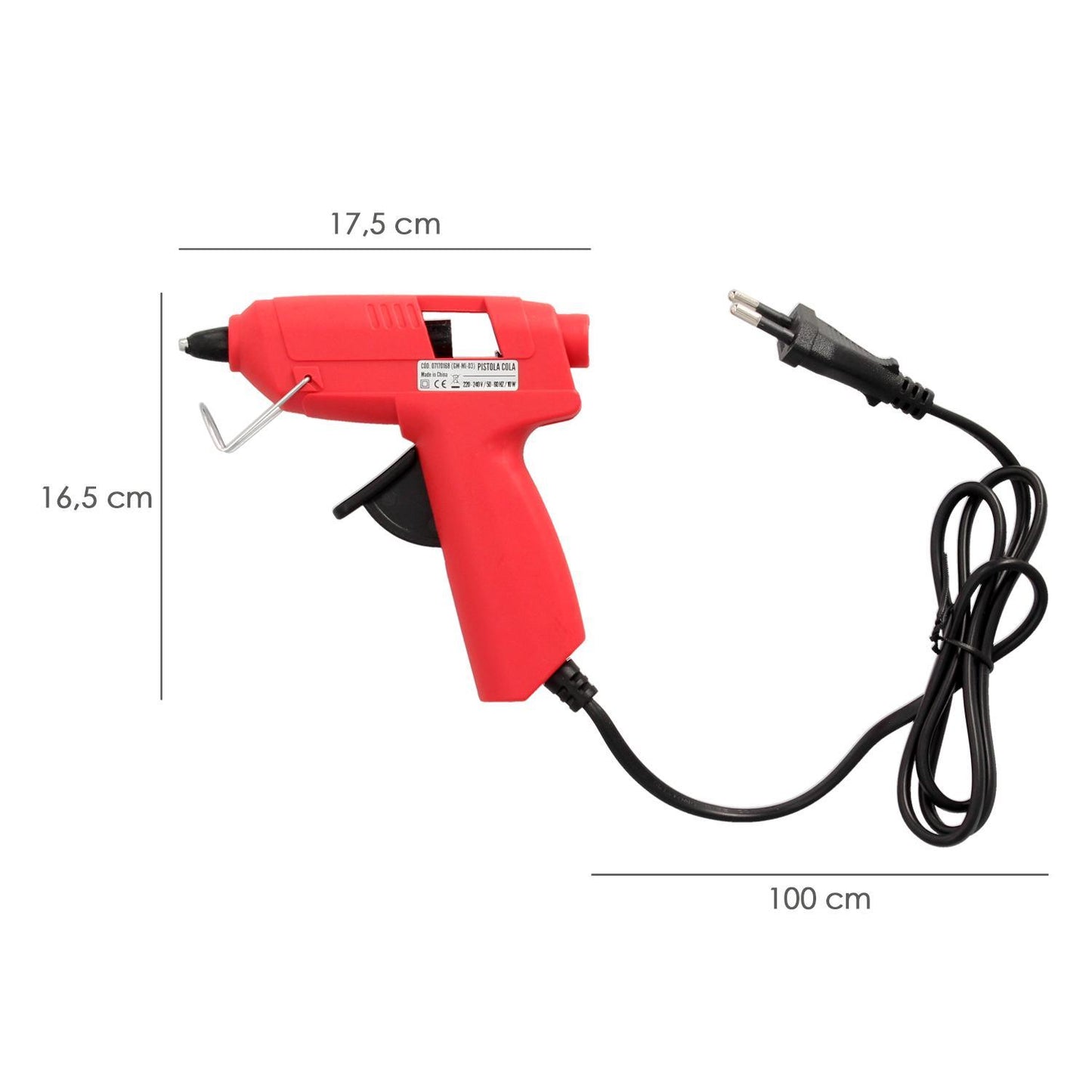 Pistola Termocolante Wolfpack- Ide 10w/ 7 Mm Mini