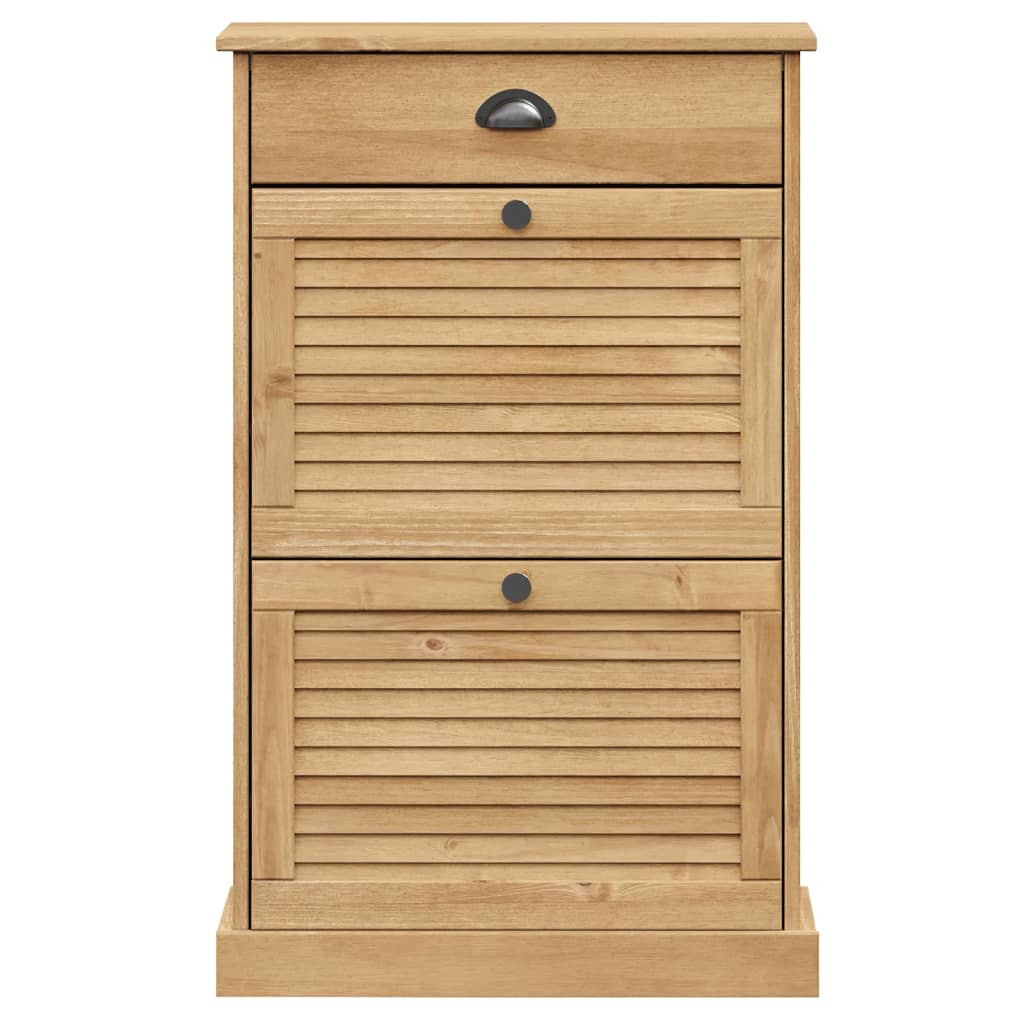 Zapatero Vigo Madera Maciza De Pino 60x35x96 Cm / Vetonek_1