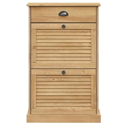 Zapatero Vigo Madera Maciza De Pino 60x35x96 Cm / Vetonek_1