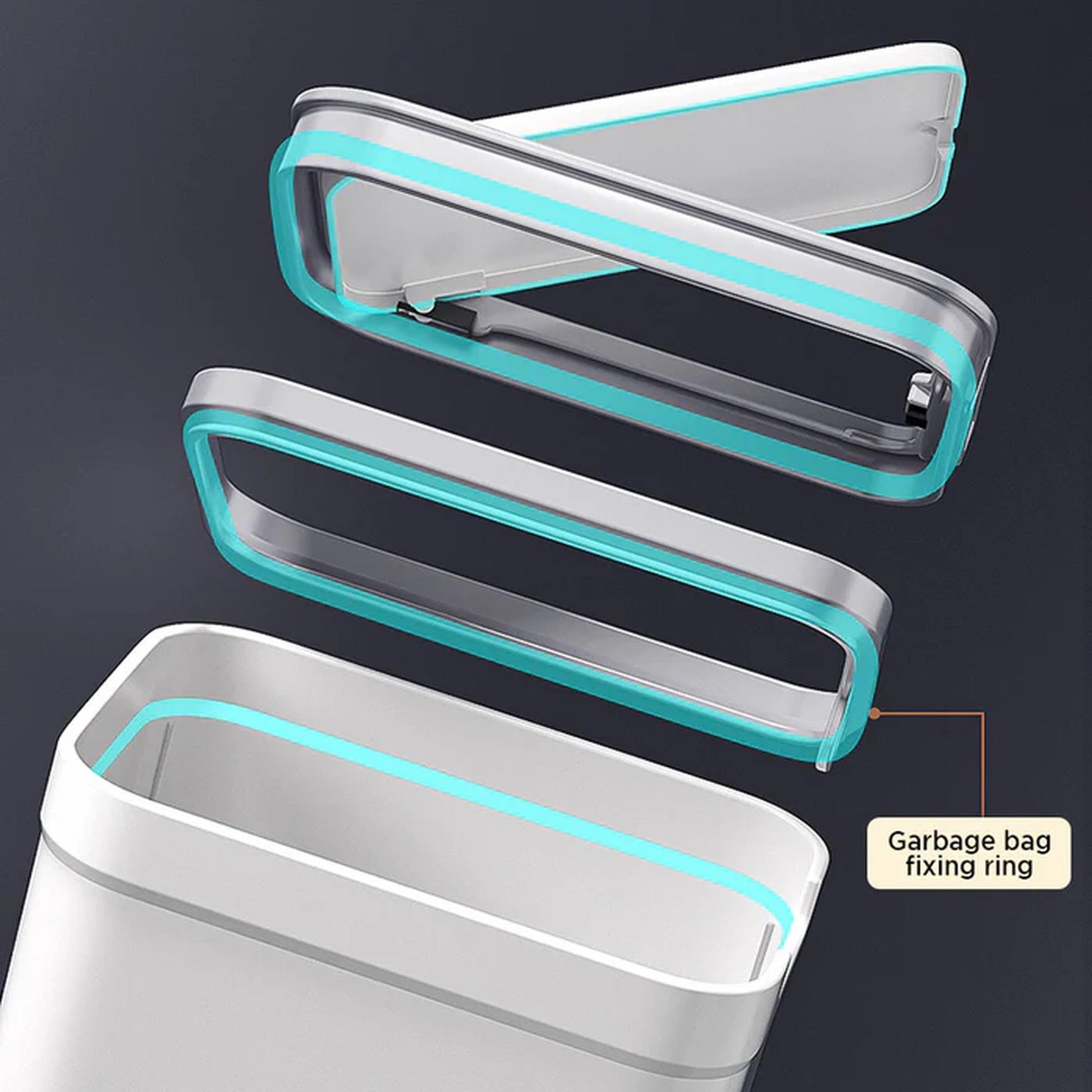 Joybos Papelera Con Tapa Formato Slim 14l_1