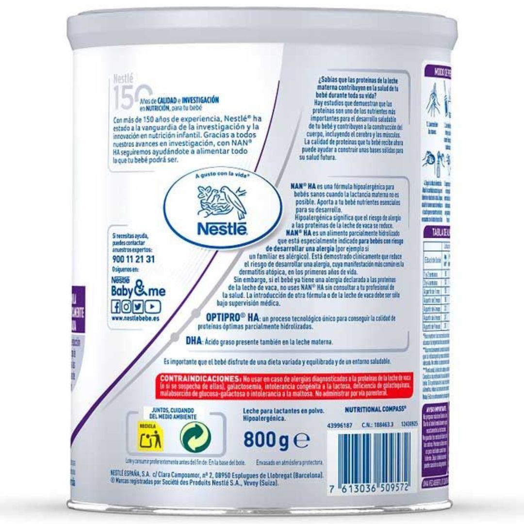 Nan Expertpro HA Alimento Parcialmente Hidrolisado Nestlé 800 g