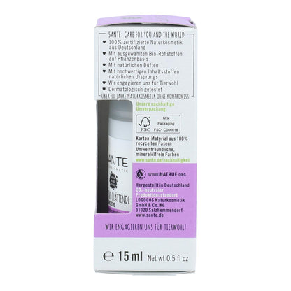 Contorno dos olhos suavizante com ácido hialurónico e agrião, Sante 15 ml