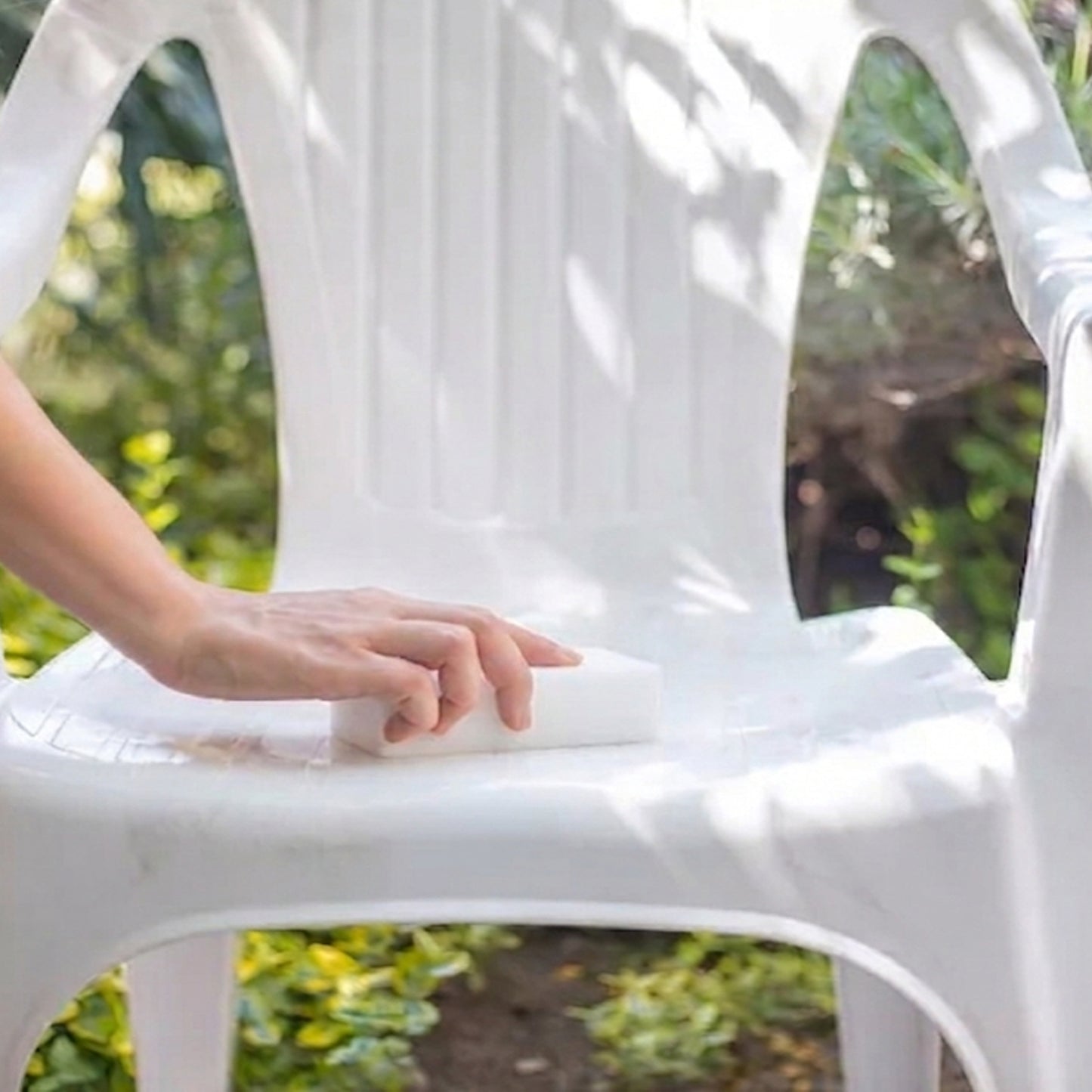 5 Esponjas Mágicas De Melamina Para Muebles De Jardín Y Terraza - Limpieza Solo Con Agua, Sin Químicos Ni Detergentes_3
