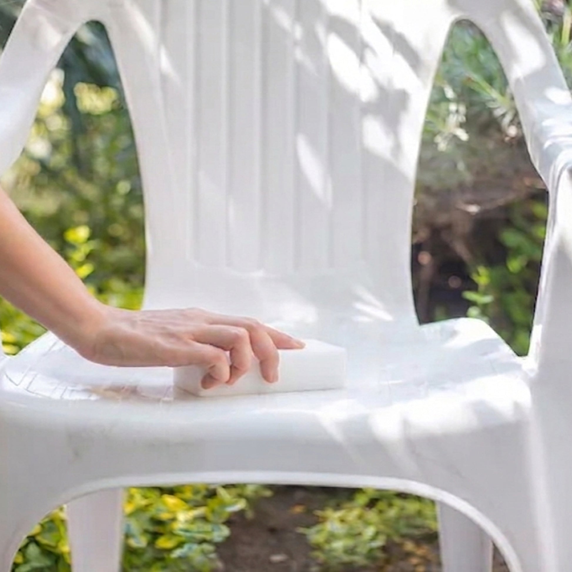 5 Esponjas Mágicas De Melamina Para Muebles De Jardín Y Terraza - Limpieza Solo Con Agua, Sin Químicos Ni Detergentes_3
