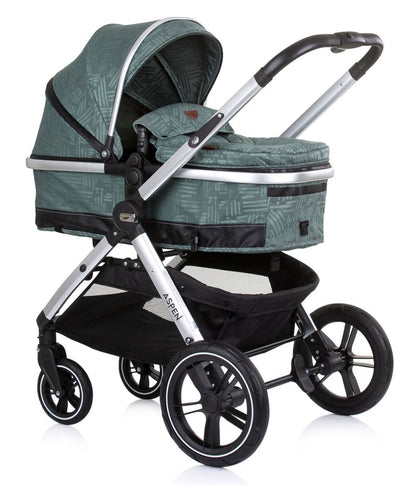 Carrito De Bebé Trío Convertible Aspen Hasta 22 Kg Aloe_1