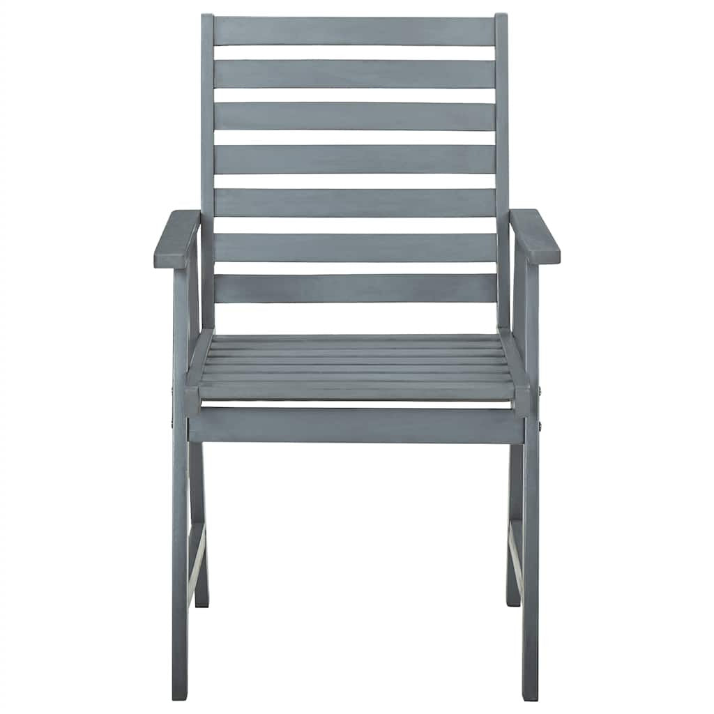 Vidaxl Sillas De Comedor Jardín 2 Uds Madera Maciza Acacia Con Cojines_3