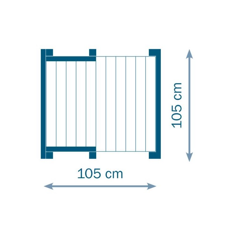 Parque Infantil Masgames Kiosk Xl Con Columpio Doble._4