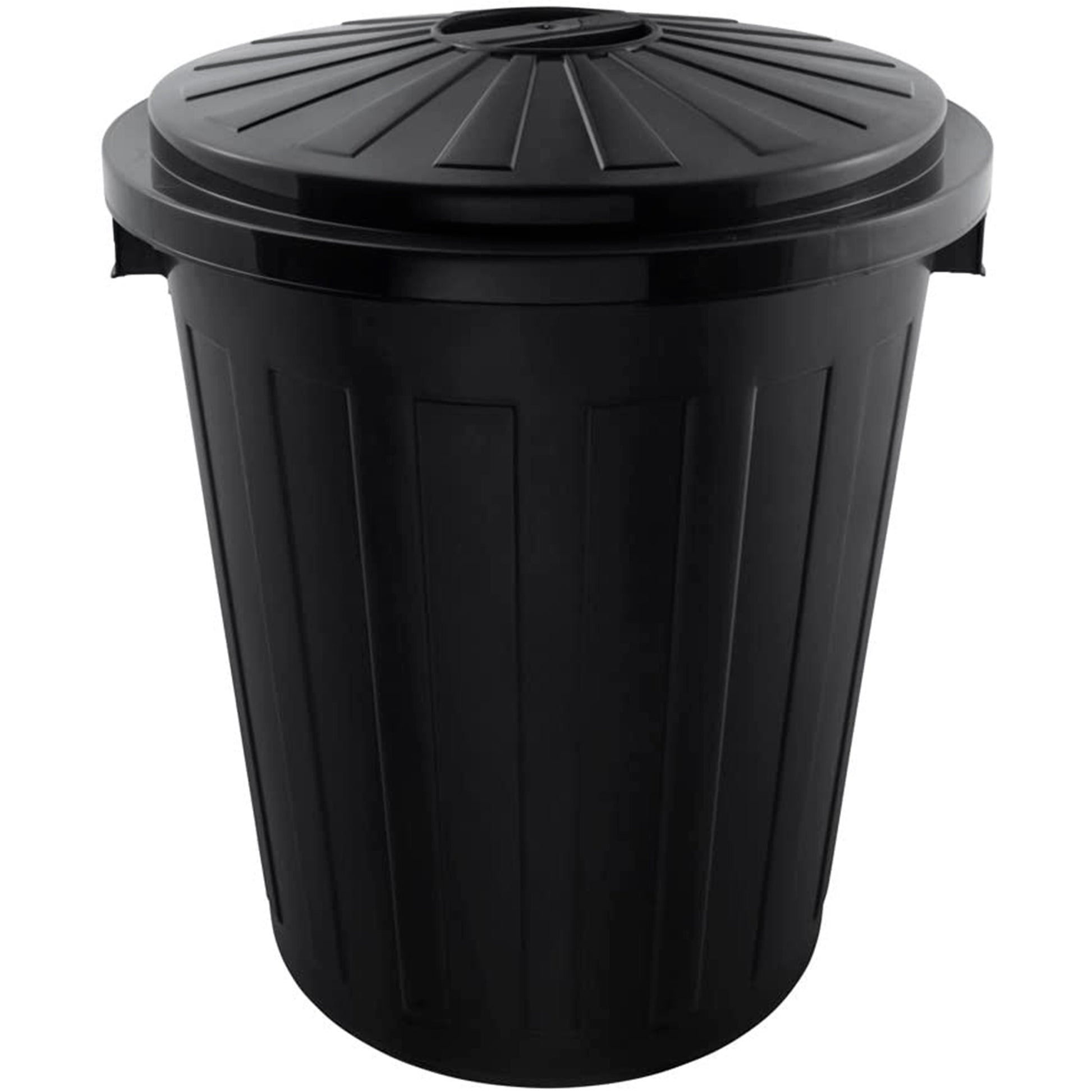 Cubo De Basura / Papelera Polivalente Con Tapa Cerrable, Muy Grande, Plástico Resistente (pp), 50 L, Mats, Grafito_1