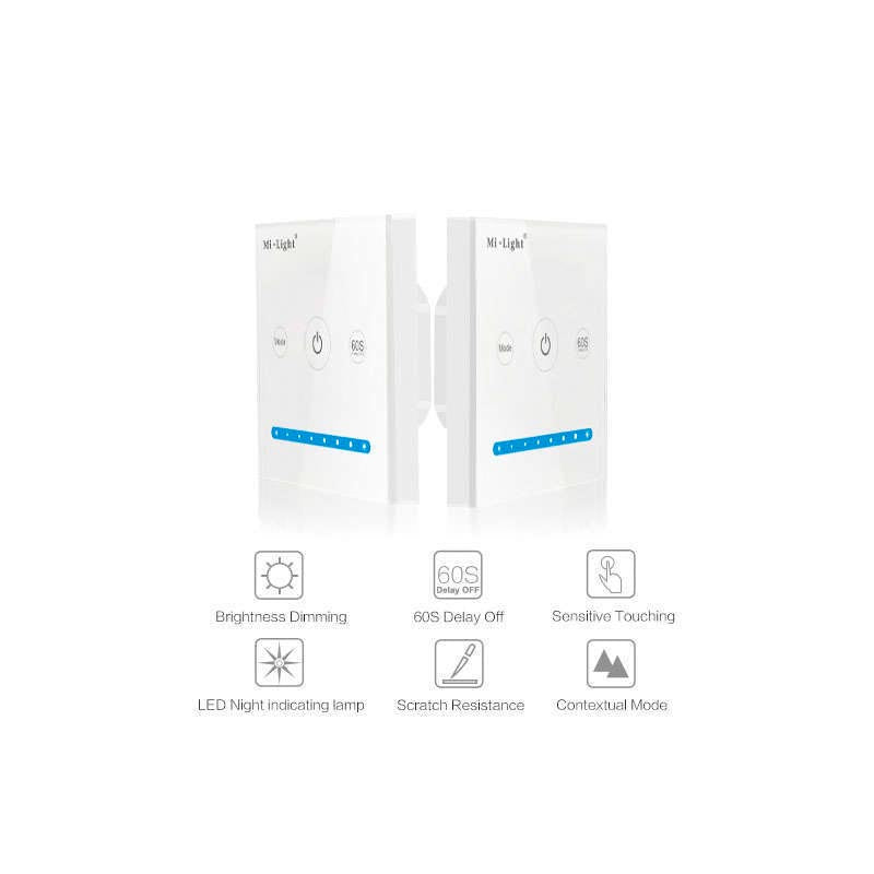 Controlador Mono Táctil Empotrable P1_3