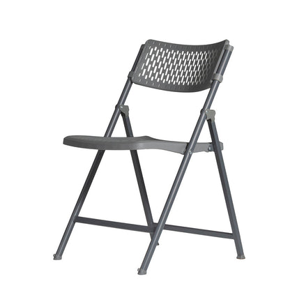 Zown Set 4 Sillas Plegables Eventos Aran Chair Plus Shark Grey Polipropileno_0