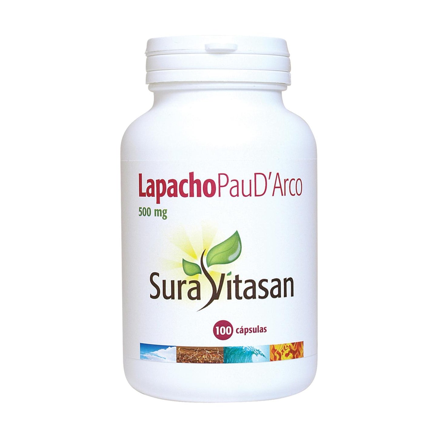 Lapacho Pau D'arco 500mg 100 Cápsulas Sura Vitasan